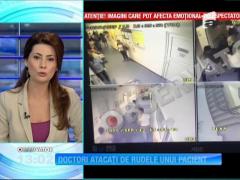 Imagini cu momentul scandalului de la Spitalul Colentina