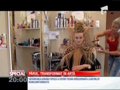 Special! Sătmăreanca Adriana Popescu a devenit regina neîncoronată a coafurilor nonconformiste