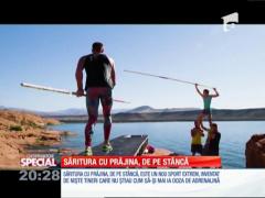 Special! Săritura cu prăjina, de pe stâncă
