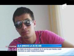 Un tânăr de 25 de ani din localitatea buzoiană Mânzăleşti s-a sinucis sub privirile unor călători