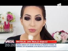 Special! Machiajul care încalcă regulile