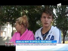Doi tineri părinţi acuză cadrele medicale de la spitalul judeţean Tulcea de moartea copilului lor