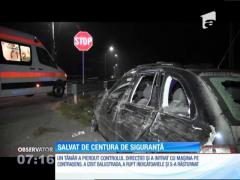 Un tânăr a intrat cu maşina pe contrasens pe drumul dintre Dej spre Baia Mare