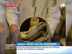 O capsulă a timpului din vremea regimului nazist a fost descoperită după 82 de ani