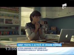 O actriţă de origine română, câștigătoarea premiului Emmy pentru cea mai bună actriță. Tatiana Maslany a strălucit pe covorul roșu