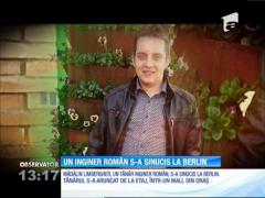 Un tânăr român s-a sinucis la un mall din Berlin