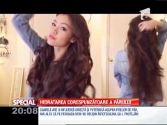 Special! Hidratarea corespunzătoare a părului
