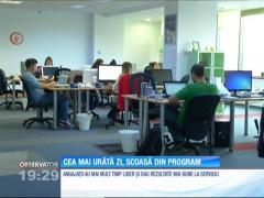 Lunea, cea mai urâtă zi din săptămână, a devenit doar o amintire pentru angajaţii unei firme din România