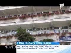 O femeie din Iaşi a sărit pe geam, de frica iubitului băut