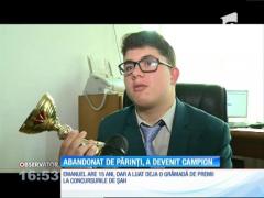 Abandonat de părinți, a devenit campion