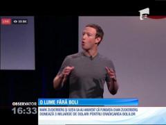 Mark Zuckerberg promite o lume fără boli! În acest scop, fondatorul Facebook a donat 3 miliarde de dolari