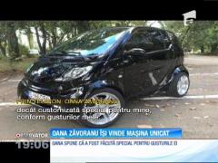 Oana Zăvoranu îşi vine maşina tunată.
