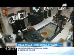 Orfani români, antrenați să jefuiască în Italia