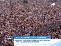 Autointitulatul Prinţ Paul a făcut din nou spectacol în faţa presei