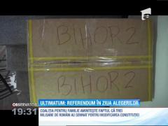 Coaliţia pentru Familie vrea un referendum odată cu alegerile parlamentare din decembrie