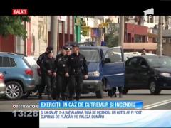 Exerciții în caz de cutremur și incendiu