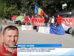 Muncitori români din Italia, de 4 zile în greva foamei