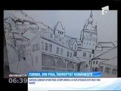 Un târnăvean susține că a consolidat Turnul din Pisa