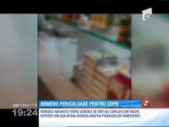 Calmantele naturiste, administrate bebeluşilor cu dureri de dinţi, pot cauza convulsii. Produsele nu sunt verificate, dar mulţi părinţi le preferă în locul medicamentelor din farmacii