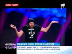 Emisiunea IUmor, record de audienţă