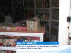 O explozie puternică a devastat un magazin din Vaslui. O femeie a murit