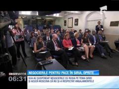Negocierile pentru pace în Siria au fost oprite
