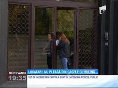 Multe clădiri cu bulină din Capitală nu sunt reabilitate, pentru că proprietarii refuză să-şi părăsească apartamentele