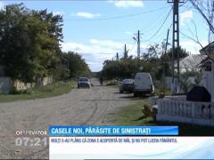 Casele construite pentru sinistraţi au rămas pustii, într-o comună din judeţul Vrancea