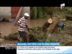 Bilanţul uraganului Matthew a ajuns la 25 de morţi