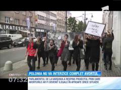 Polonia nu va interzice complet avortul