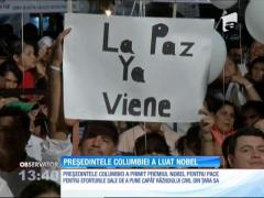NOBEL 2016: Preşedintele Columbiei, distins cu premiul Nobel pentru Pace. Juan Manuel Santos, răsplătit pentru eforturile de a pune capăt războiului din Columbia
