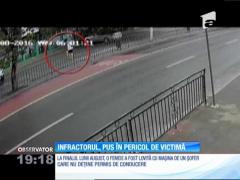Şoferul fără permis, care a provocat un accident în urma căruia o femeie a murit, pus în pericol de victima sa