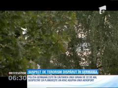 Un imigrant sirian, suspectat că a plănuit un atac terorist la un aeroport, căutat în Germania