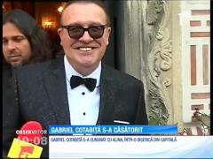Gabriel Cotabiţă s-a căsătorit cu aleasa lui, Alina