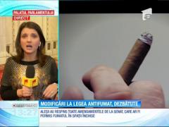 Modificările la legea antifumat, dezbătute în Camera Deputaţilor