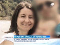 Dosar penal pentru moartea asistentei răpusă de epuizare şi stres