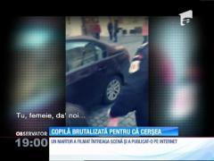 O agentă a Poliţiei Locale, filmată în timp ce brusca o fetiţă de şapte ani