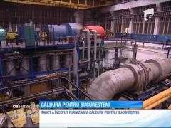 RADET a început să furnizeze căldură bucureştenilor