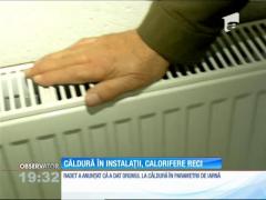 Caloriferele s-au încălzit în aproape toată Capitala