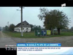 Scandal într-o școală din județul Caraș Severin pe apa de la chiuvete