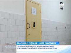 Liberalii propun ca unii condamnaţi să facă puşcărie doar în weekend