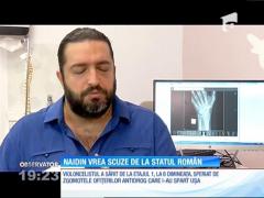 Violoncelistul care a sărit de la etaj, speriat de ofiţerii antidrog, vrea scuze de la statul român