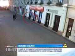 Un tânăr din Timişoara s-a crezut taur! A intrat cu capul în vitrina unui magazin de telefonie mobilă