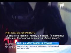 Adi Mutu şi-a văzut băiatul la ecograf!