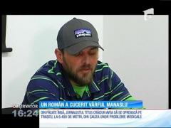 Un român a cucerit vârful Manaslu din Himalaya