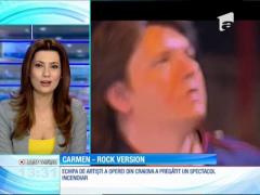 Solişti în jachete din piele cu ţinte, pe motoare şi acorduri de chitară electrică. Nu, nu e un concert rock obişnuit ci opera Carmen a lui Bizet, într-o interpretare modernă