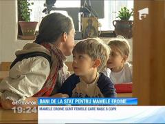 Femeile care au peste cinci copii vor primi o indemnizaţie viageră lunară de 1000 de lei pentru toată viaţa