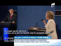 Alegeri prezidenţiale SUA. Hillary Clinton şi Donald Trump, ultima dezbatere electorală. Candidaţii nu şi-au mai dat mâna la finalul discuţiilor!