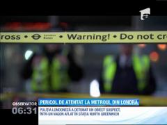 Pericol de atentat la metroul din Londra