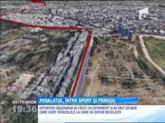 Să mergi cu bicicleta prin Bucureşti este o adevărată aventură